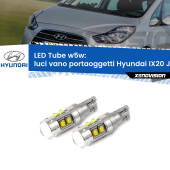 0 Luci Vano Portaoggetti LED W5W Hyundai IX20 JC 2010 in poi W5W Tube W5W: Lampadine LED Tube 6000k (Coppia)