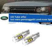 0 Luci Vano Portaoggetti LED W5W Land rover Sport L320 2005 - 2013 W5W Tube W5W: Lampadine LED Tube 6000k (Coppia)