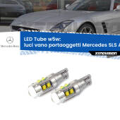 0 Luci Vano Portaoggetti LED W5W Mercedes SLS AMG C197 2010 in poi W5W Tube W5W: Lampadine LED Tube 6000k (Coppia)