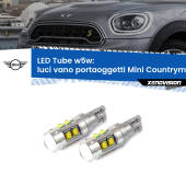 0 Luci Vano Portaoggetti LED W5W Mini Countryman F60 2016 - 2019 W5W Tube W5W: Lampadine LED Tube 6000k (Coppia)