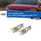 0 Luci Vano Portaoggetti LED W5W Audi TT FV 2014 - 2018 W5W Tube W5W: Lampadine LED Tube 6000k (Coppia)
