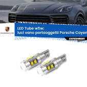 0 Luci Vano Portaoggetti LED W5W Porsche Cayenne 9PA 2002 - 2010 W5W Tube W5W: Lampadine LED Tube 6000k (Coppia)