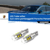 0 Luci Vano Portaoggetti LED W5W Porsche Panamera 970 2009 - 2016 W5W Tube W5W: Lampadine LED Tube 6000k (Coppia)