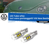 0 Luci Vano Portaoggetti LED W5W VW New Beetle 1998 - 2010 W5W Tube W5W: Lampadine LED Tube 6000k (Coppia)