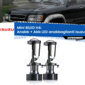 0 Mini BiLED: Proiettori H4 per Isuzu Trooper II Mk2 1991 - 2002 H4: Proiettori lenticolari Mini BiLED CREE Canbus