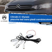 0 Placche LED vano piedi cambiacolore bluetooth per Citroën C-Elysee 2012 - 2020 Kit 4 Placche LED Cambiacolore RGB Bluetooth Vano piedi e Abitacolo
