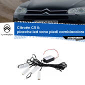 0 Placche LED vano piedi cambiacolore bluetooth per Citroën C5 II 2008 - 2017 Kit 4 Placche LED Cambiacolore RGB Bluetooth Vano piedi e Abitacolo
