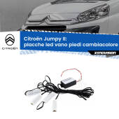 0 Placche LED vano piedi cambiacolore bluetooth per Citroën Jumpy II 2006 - 2015 Kit 4 Placche LED Cambiacolore RGB Bluetooth Vano piedi e Abitacolo