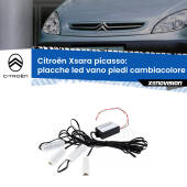 0 Placche LED vano piedi cambiacolore bluetooth per Citroën Xsara picasso 1999 - 2012 Kit 4 Placche LED Cambiacolore RGB Bluetooth Vano piedi e Abitacolo