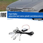 0 Placche LED vano piedi cambiacolore bluetooth per Fiat Palio 1996 - 2003 Kit 4 Placche LED Cambiacolore RGB Bluetooth Vano piedi e Abitacolo