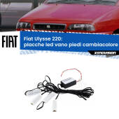 0 Placche LED vano piedi cambiacolore bluetooth per Fiat Ulysse 220 1994 - 2002 Kit 4 Placche LED Cambiacolore RGB Bluetooth Vano piedi e Abitacolo