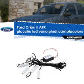 0 Placche LED vano piedi cambiacolore bluetooth per Ford Orion II AFF 1985 - 1990 Kit 4 Placche LED Cambiacolore RGB Bluetooth Vano piedi e Abitacolo