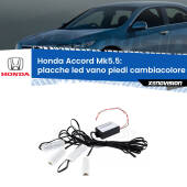 0 Placche LED vano piedi cambiacolore bluetooth per Honda Accord Mk5.5 1996 - 1998 Kit 4 Placche LED Cambiacolore RGB Bluetooth Vano piedi e Abitacolo