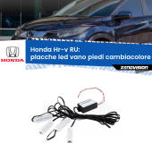 0 Placche LED vano piedi cambiacolore bluetooth per Honda Hr-v RU 2013 in poi Kit 4 Placche LED Cambiacolore RGB Bluetooth Vano piedi e Abitacolo