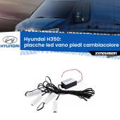 0 Placche LED vano piedi cambiacolore bluetooth per Hyundai H350  2015 in poi Kit 4 Placche LED Cambiacolore RGB Bluetooth Vano piedi e Abitacolo
