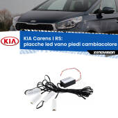 0 Placche LED vano piedi cambiacolore bluetooth per KIA Carens I RS 1999 - 2005 Kit 4 Placche LED Cambiacolore RGB Bluetooth Vano piedi e Abitacolo