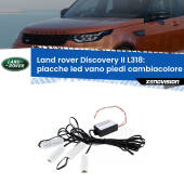 0 Placche LED vano piedi cambiacolore bluetooth per Land rover Discovery II L318 1998 - 2004 Kit 4 Placche LED Cambiacolore RGB Bluetooth Vano piedi e Abitacolo