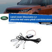 0 Placche LED vano piedi cambiacolore bluetooth per Land rover Discovery LJ 1989 - 1998 Kit 4 Placche LED Cambiacolore RGB Bluetooth Vano piedi e Abitacolo
