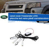 0 Placche LED vano piedi cambiacolore bluetooth per Land rover Freelander L314 1998 - 2006 Kit 4 Placche LED Cambiacolore RGB Bluetooth Vano piedi e Abitacolo