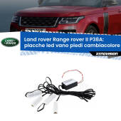 0 Placche LED vano piedi cambiacolore bluetooth per Land rover Range rover II P38A 1994 - 2002 Kit 4 Placche LED Cambiacolore RGB Bluetooth Vano piedi e Abitacolo