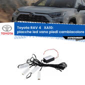 0 Placche LED vano piedi cambiacolore bluetooth per Toyota RAV 4   XA10 1994 - 2000 Kit 4 Placche LED Cambiacolore RGB Bluetooth Vano piedi e Abitacolo