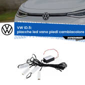 0 Placche LED vano piedi cambiacolore bluetooth per VW ID.5  2021 in poi Kit 4 Placche LED Cambiacolore RGB Bluetooth Vano piedi e Abitacolo