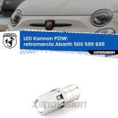 0 Retromarcia LED Abarth 500 595 695 2008 - 2014: P21W Kannon P21W: Lampadina retromarcia LED Kannon