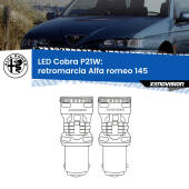 0 Retromarcia LED Alfa romeo 145 1994 - 2001: P21W Cobra P21W: LED Cobra 6000k (Coppia)