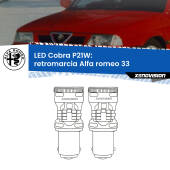 0 Retromarcia LED Alfa romeo 33  1990 - 1994: P21W Cobra P21W: LED Cobra 6000k (Coppia)