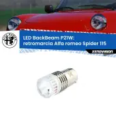 0 Retromarcia LED Alfa romeo Spider 115 1971 - 1993: P21W BackBeam P21W: Led BackBeam v2.0 Cannone Luce Retromarcia Canbus