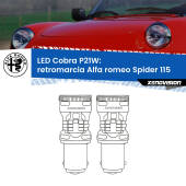 0 Retromarcia LED Alfa romeo Spider 115 1971 - 1993: P21W Cobra P21W: LED Cobra 6000k (Coppia)
