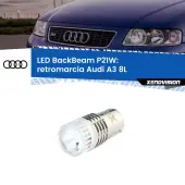0 Retromarcia LED Audi A3 8L 1996 - 2003: P21W BackBeam P21W: Led BackBeam v2.0 Cannone Luce Retromarcia Canbus
