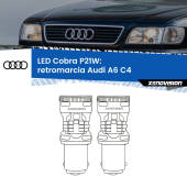 0 Retromarcia LED Audi A6 C4 1994 - 1997: P21W Cobra P21W: LED Cobra 6000k (Coppia)