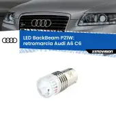 0 Retromarcia LED Audi A6 C6 2004 - 2008: P21W BackBeam P21W: Led BackBeam v2.0 Cannone Luce Retromarcia Canbus