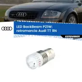 0 Retromarcia LED Audi TT 8N 1998 - 2006: P21W BackBeam P21W: Led BackBeam v2.0 Cannone Luce Retromarcia Canbus