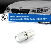 0 Retromarcia LED BMW Serie-2 F22, F87 prima serie: P21W Kannon P21W: Lampadina retromarcia LED Kannon