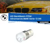 0 Retromarcia LED BMW Serie-3 E46 1998 - 2005: P21W BackBeam P21W: Led BackBeam v2.0 Cannone Luce Retromarcia Canbus
