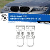 0 Retromarcia LED BMW Serie-3 E90 in poi: P21W Cobra P21W: LED Cobra 6000k (Coppia)