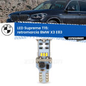 0 Retromarcia LED BMW X3 E83 2006 - 2010: T15 Supreme T15: Supreme LED 6000k
