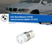 0 Retromarcia LED BMW X5 E53 1999 - 2005: P21W BackBeam P21W: Led BackBeam v2.0 Cannone Luce Retromarcia Canbus