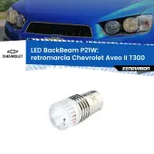 0 Retromarcia LED Chevrolet Aveo II T300 2011 - 2021: P21W BackBeam P21W: Led BackBeam v2.0 Cannone Luce Retromarcia Canbus