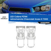 0 Retromarcia LED Chevrolet Aveo II T300 2011 - 2021: P21W Cobra P21W: LED Cobra 6000k (Coppia)