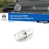 0 Retromarcia LED Citroën C1 2005 - 2013: P21W Kannon P21W: Lampadina retromarcia LED Kannon