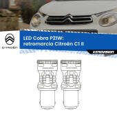 0 Retromarcia LED Citroën C1 II 2014 in poi: P21W Cobra P21W: LED Cobra 6000k (Coppia)