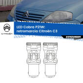 0 Retromarcia LED Citroën C3 2002 - 2009: P21W Cobra P21W: LED Cobra 6000k (Coppia)