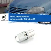 0 Retromarcia LED Citroën C3 2002 - 2009: P21W Kannon P21W: Lampadina retromarcia LED Kannon