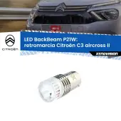 0 Retromarcia LED Citroën C3 aircross II 2024 in poi: P21W BackBeam P21W: Led BackBeam v2.0 Cannone Luce Retromarcia Canbus