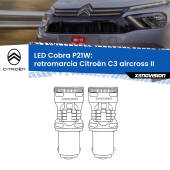 0 Retromarcia LED Citroën C3 aircross II 2024 in poi: P21W Cobra P21W: LED Cobra 6000k (Coppia)