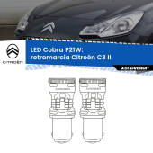 0 Retromarcia LED Citroën C3 II 2009 - 2016: P21W Cobra P21W: LED Cobra 6000k (Coppia)