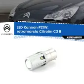 0 Retromarcia LED Citroën C3 II 2009 - 2016: P21W Kannon P21W: Lampadina retromarcia LED Kannon